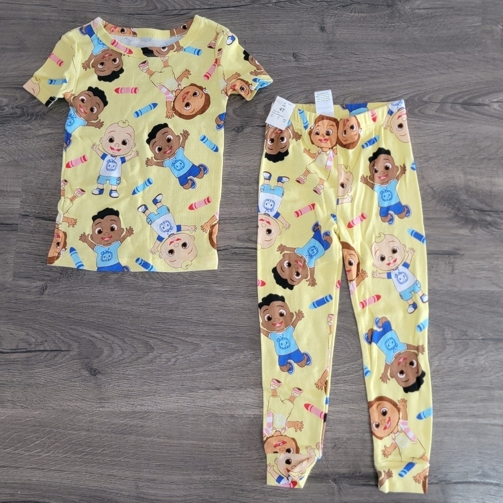 Kids' Cocomelon Pajama Set Size 4t NWT